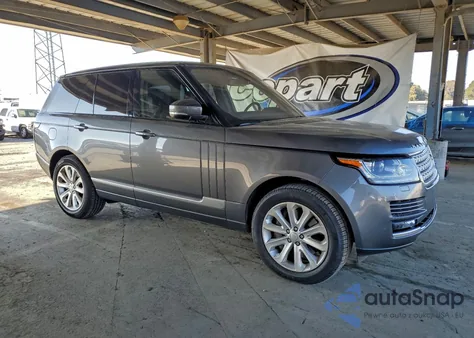 2016 Land Rover Range Rover Hse z USA, uszkodzony, nr VIN SALGS2PFXGA290064